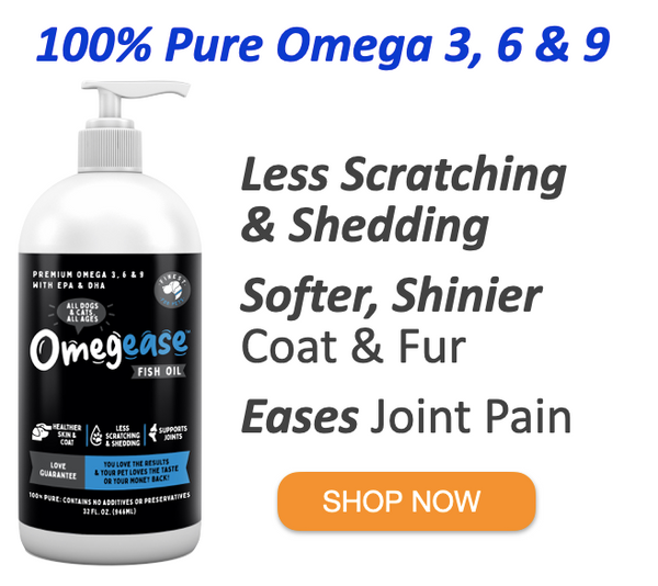 Omegease fish shop oil for dogs